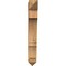 Ekena Millwork Balboa Arts & Crafts Rough Sawn Bracket, Western Red Cedar, 4"W x 18"D x 30"H BKT04X18X30BOA03RWR - alternate 4
